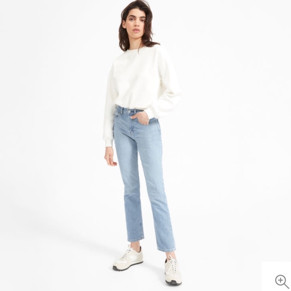 Everlane High Rise Cheeky Straight Jean Size 26